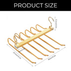 Space-Saving Aluminum Trouser Hangers for Efficient Storage