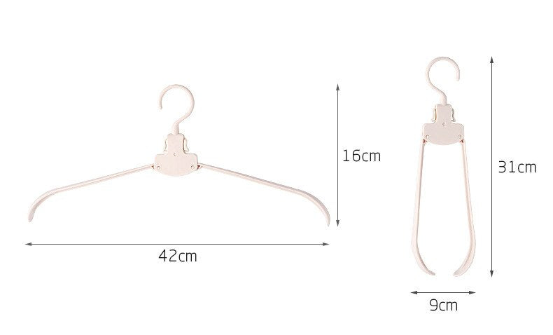 Foldable Hangers for Easy Storage and Space-Saving Solutions