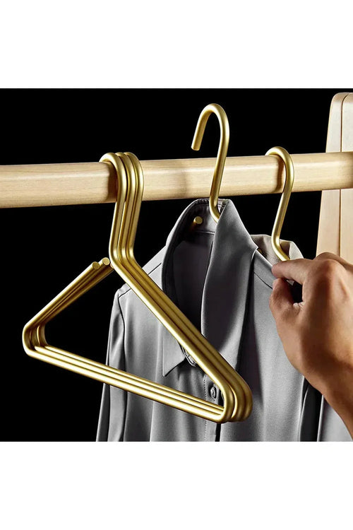 Luxe Metal Hanger for Stylish Clothing Organization