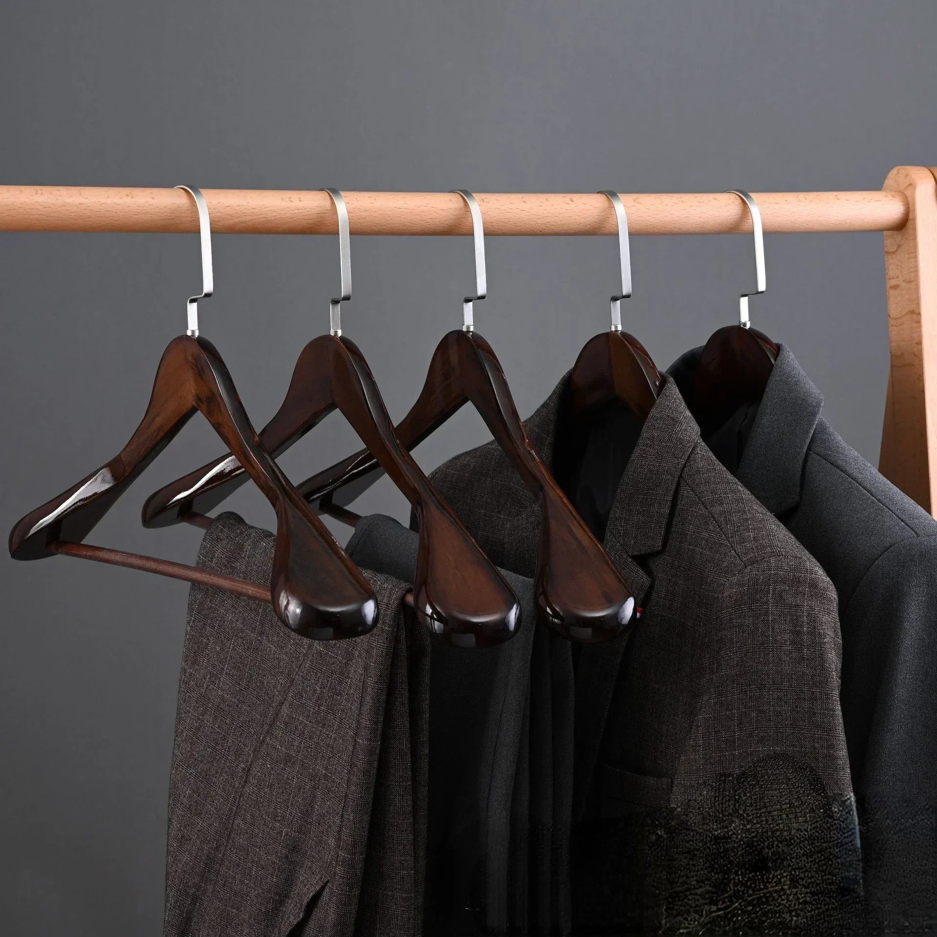 Luxury Wood Hangers with Elegant Design for Stylish Organization