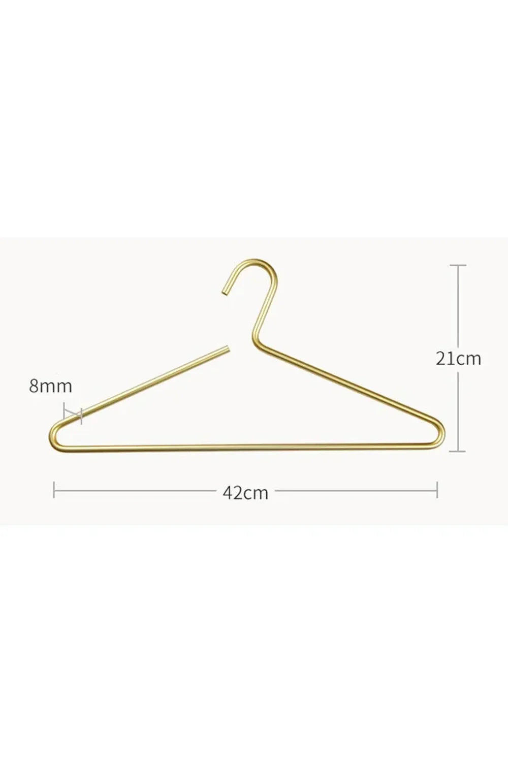 Luxe Metal Hanger for Stylish Clothing Organization