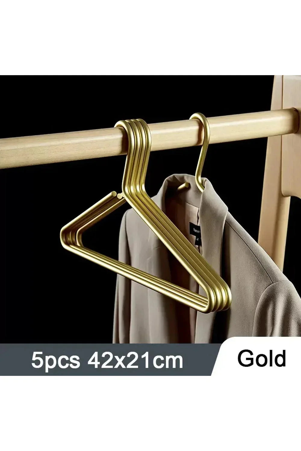 Luxe Metal Hanger for Stylish Clothing Organization