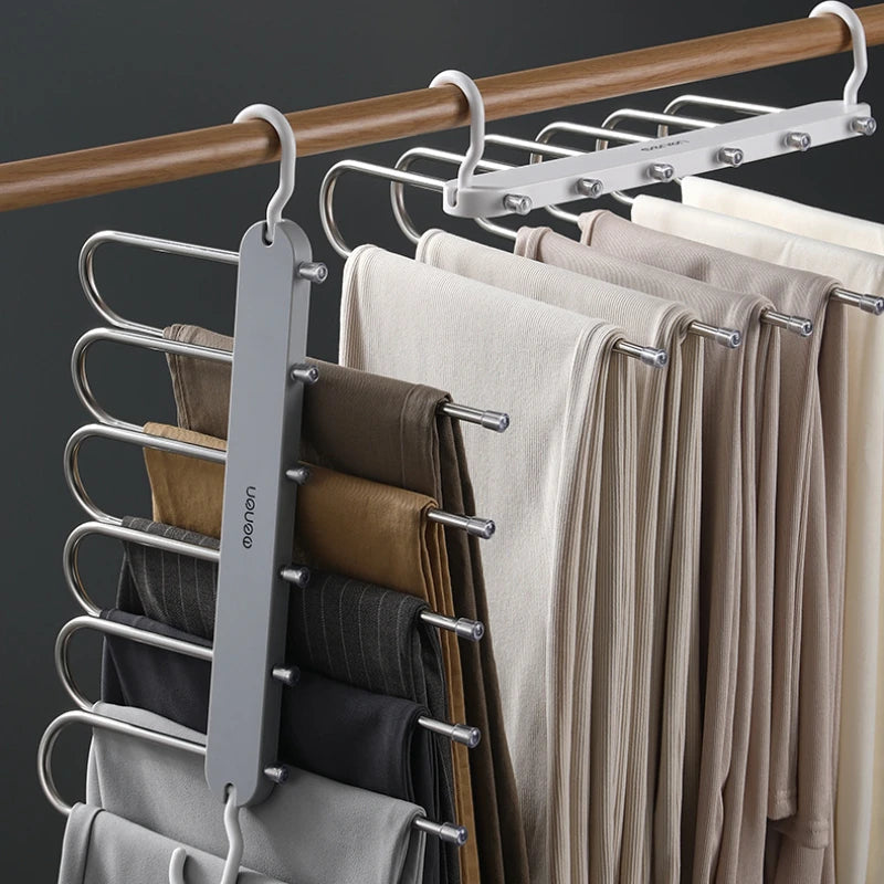 6-in-1 Hose Hanging Shelf Organizer for Efficient Storage