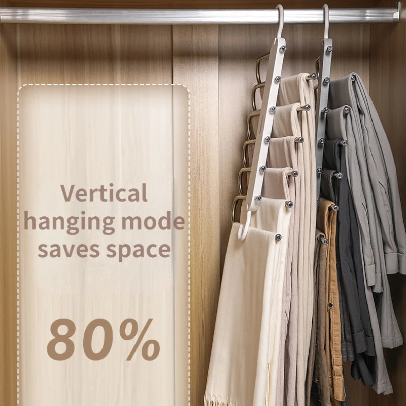 6-in-1 Hose Hanging Shelf Organizer for Efficient Storage