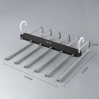 6-in-1 Hose Hanging Shelf Organizer for Efficient Storage
