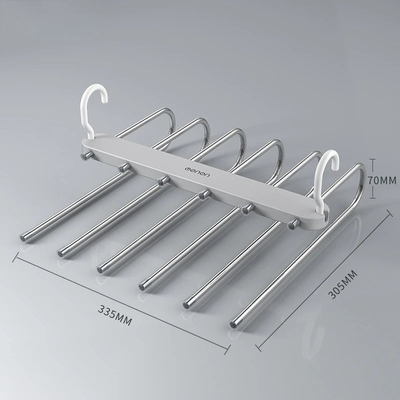 6-in-1 Hose Hanging Shelf Organizer for Efficient Storage