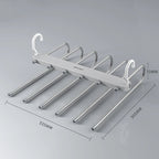 6-in-1 Hose Hanging Shelf Organizer for Efficient Storage
